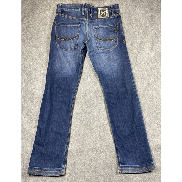 Quiksilver Reese Forbes Jeans Men 30 x 32 R Blue Wash Straight Leg - Picture 13 of 15